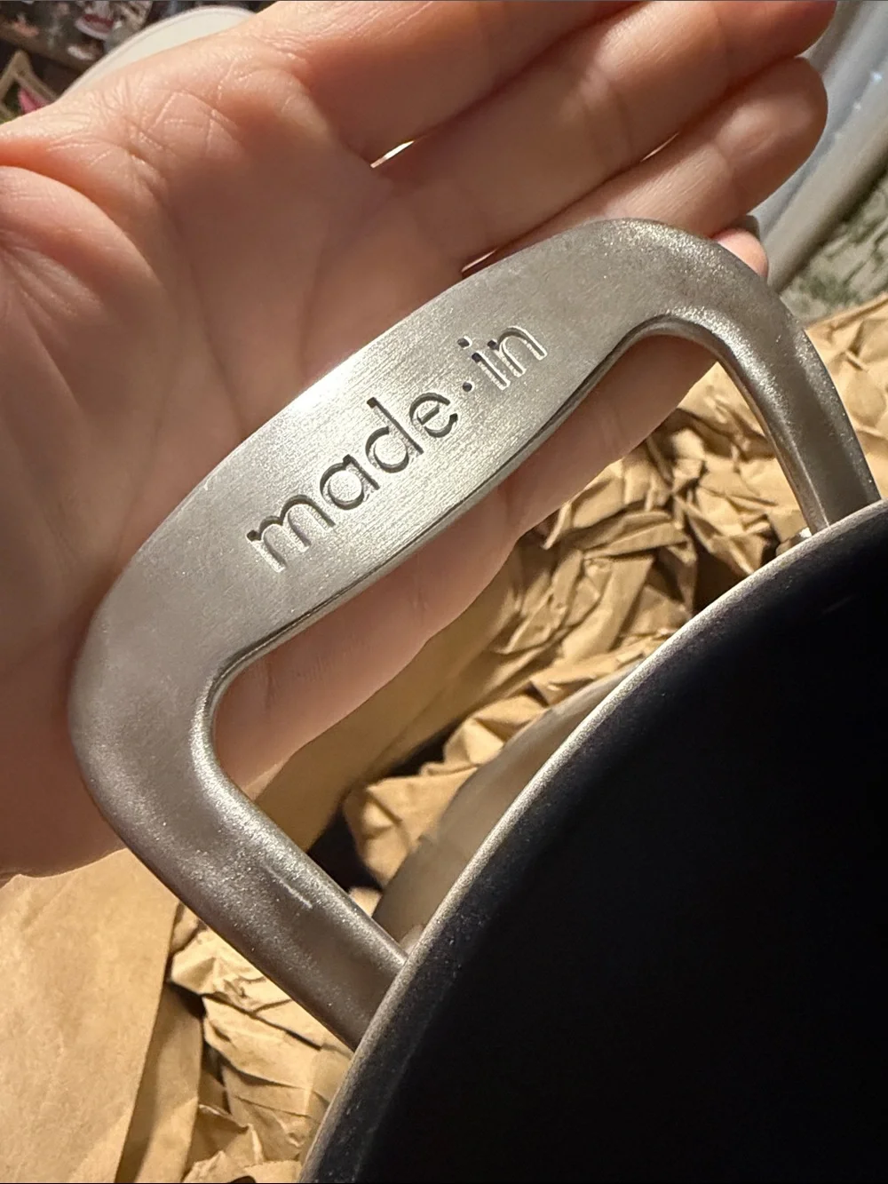 Made In 8‑Qt Stainless Clad Stock Pot (B‑Stock, No Lid) – New